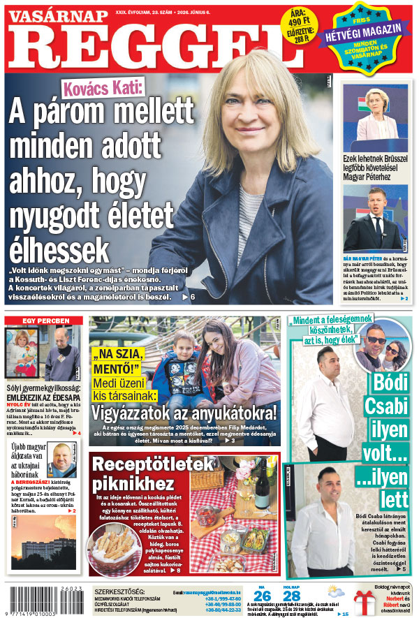 Lapszám: 2026. 06. 06.