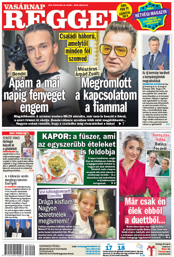 Lapszám: 2026. 05. 16.