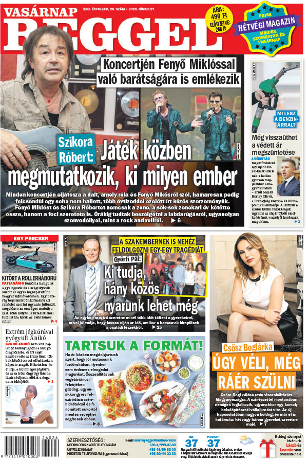 Lapszám: 2026. 06. 27.